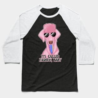It's Called Fashion, Baby - Lonnie's Poodle Baseball T-Shirt